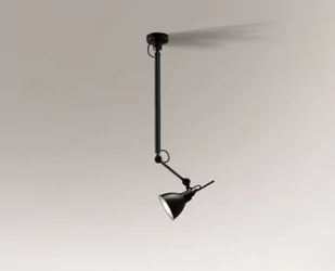 Shilo lampa wisząca Daisen E27 LED czarna 5623 - Lampy sufitowe - miniaturka - grafika 1