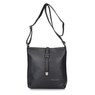 Torebki damskie - Listonoszka ze srebrnymi elementami Toscanio A88 - miniaturka - grafika 1