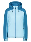 Kurtki i kamizelki sportowe damskie - CMP Kurtka funkcyjna w kolorze niebiesko-błękitnym - miniaturka - grafika 1