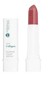 Szminki - Bell Hypoallergenic Vegan Collagen Plumping Color Lipstick 01 Choco, 4g - miniaturka - grafika 1