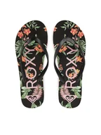 Klapki i japonki damskie - Roxy Japonki ARJL100869 Czarny - miniaturka - grafika 1
