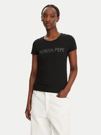Koszulki i topy damskie - Patrizia Pepe T-Shirt CM1419/J013-K103 Czarny Regular Fit - miniaturka - grafika 1