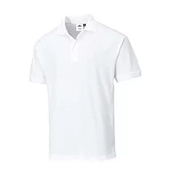 Koszulki męskie - Portwest Portwest B210 - koszulka polo Naples, biała, S, B210WHRS B210WHRS - miniaturka - grafika 1