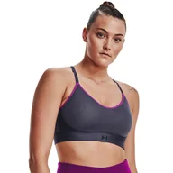 Biustonosze - Damski Stanik sportowy UNDER ARMOUR UA INFINITY LOW 1365233-558 – Szary - miniaturka - grafika 1