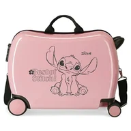 Walizki - Disney Best of Stitch Walizka dziecięca Różowy 50x38x20 cms Sztywne ABS Zamknięcie kombinowane boczne 34L 1,8 kg 2 Koła Bagaż Ręka, Różowy, Talla única, walizka dziecięca - miniaturka - grafika 1