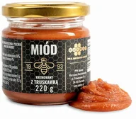 Miód - Miód kremowany z truskawką 220g polski premium - miniaturka - grafika 1