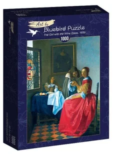 Bluebird Puzzle Puzzle 1000 Dziewczyna z kieliszkiem wina - Bluebird Puzzle - Puzzle - miniaturka - grafika 1