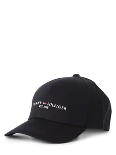 Tommy Hilfiger Męska czapka z daszkiem Mężczyźni Bawełna niebieski jednolity, ONE SIZE - Czapki i chusty sportowe męskie - miniaturka - grafika 1