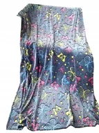 Koce i narzuty dla dzieci - KOC ŚWIECĄCY 150X200 FLUO MIĘKKI MOTYLE - miniaturka - grafika 1