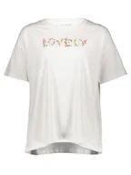 Koszulki i topy damskie - Kaffe Koszulka w kolorze białym - miniaturka - grafika 1