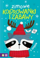 Kolorowanki, wyklejanki - Zimowe kolorowanki i zabawy z szopem Nowa - miniaturka - grafika 1