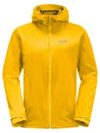 Kurtki i kamizelki sportowe damskie - Jack Wolfskin Kurtka funkcyjna "Pack & Go" w kolorze żółtym - miniaturka - grafika 1