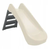 Place zabaw - Palplay zjeżdżalnia składana ogrodowa na ogród ślizg 130 cm dla dzieci beż - miniaturka - grafika 1