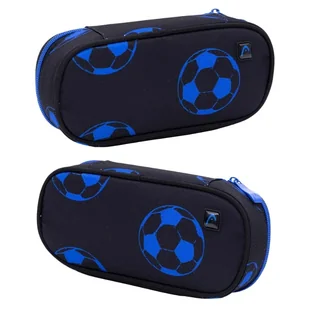 Astra Head Piórnik Szkolny Saszetka Z Wewnętrzną Klapką Etui Na Przybory Szkolne Neo Blue Football - Piórniki - miniaturka - grafika 1