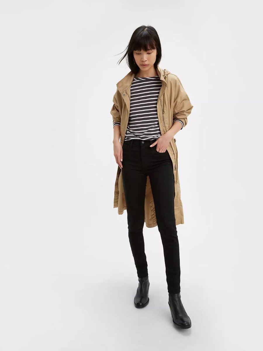 Jeansy Levi's 720 Hirise Super Skinny Black Galaxy 52797-0000 28 28