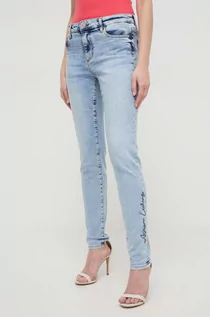 Spodnie damskie - Armani Exchange jeansy damskie kolor niebieski - grafika 1