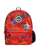 Plecaki - hype szkolne plecaki na co dzień do pracy wędrówki dzienne plecaki dla dzieci chłopców dziewcząt nastolatków mężczyzn i kobiet, Czerwony, Rozmiar Uniwersalny - miniaturka - grafika 1