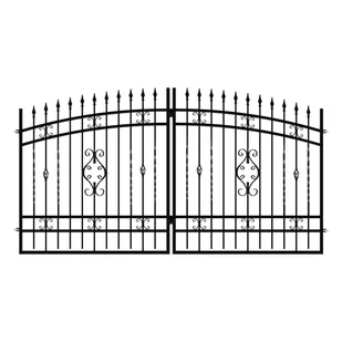 Brama dwuskrzydłowa Verona 3x1,6 m Polbram - Ogrodzenia - miniaturka - grafika 1