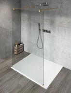 Kabiny prysznicowe - GELCO Kabina prysznicowa przyścienna VARIO GOLD WALK IN 110x200 szkło przezroczyste z powłoką Coated Glass GX1211GX2216 - miniaturka - grafika 1
