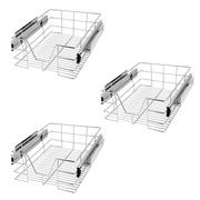Meble modułowe i akcesoria - Szuflada Teleskopowa 3 szt. 40 cm Szerokości Szafki - miniaturka - grafika 1