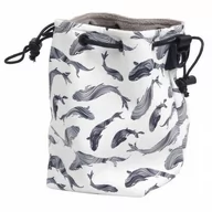 Torby fotograficzne i futerały - Torba LOVEINSTANT SB8068 do FujiFilm Instax/Liplay/Square Biały Wieloryby - miniaturka - grafika 1