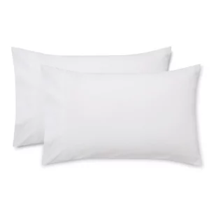 Zestaw 2 białych poszewek na poduszki z satyny bawełnianej Bianca Luxury, 50x75 cm - Poszewki na poduszki - miniaturka - grafika 1