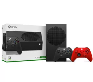 Xbox Series S - 1TB - czarny - dodatkowy pad (czerwony) - Konsole Xbox - miniaturka - grafika 1