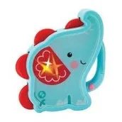 Zabawki interaktywne dla dzieci - Fisher Price Niebieski tamburyn KFP21 - miniaturka - grafika 1