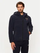 Bluzy męskie - Napapijri Polar T-Tynik NP0A4IA8 Granatowy Regular Fit - miniaturka - grafika 1