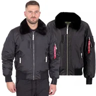 Odzież taktyczna i umundurowanie - Alpha Industries Kurtka Injector III 143104 03 - Czarna - miniaturka - grafika 1