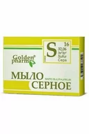 Mydła - GOLDEN PHARM mydło w kostce siarkowe, 70g - miniaturka - grafika 1