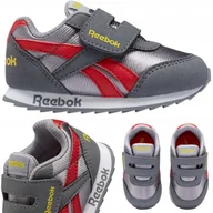Buty dla chłopców - REEBOK BUTY DZIECIĘCE SPORTOWE DLA DZIEWCZYNKI CHŁOPCA ROYAL NA RZEPY 21 - miniaturka - grafika 1