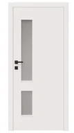 Drzwi wewnętrzne - Dre Drzwi Wewnętrzne Z Szybą Deco 20 Okleina Biała Mat - miniaturka - grafika 1
