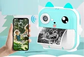 Aparaty natychmiastowe - APARAT CYFROWY NATCHMIASTOWY Z DRUKARKĄ DLA DZIECI GRY ROLKI - miniaturka - grafika 1