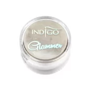 Ozdoby do paznokci - Indigo glammer silver perłowa tafla 0,5g pyłek - miniaturka - grafika 1