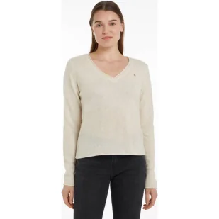 Tommy Hilfiger Wełniany sweter | Regular Fit - Swetry damskie - miniaturka - grafika 1