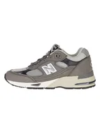 Trampki damskie - New Balance Skórzane sneakersy "W991GNS" w kolorze szarym - miniaturka - grafika 1