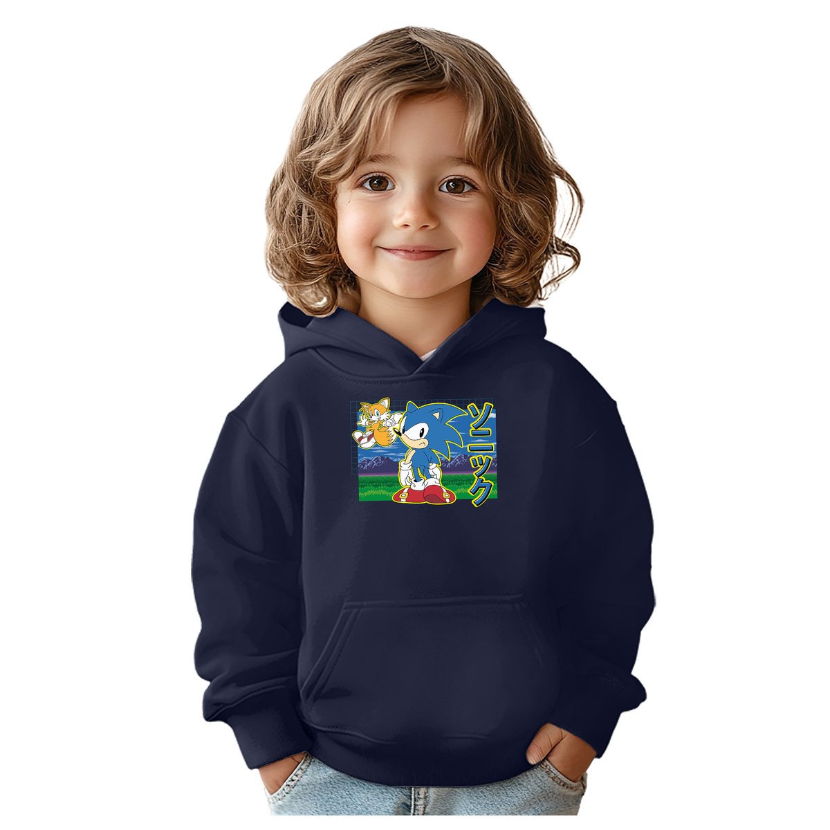 BLUZA DZIECIĘCA SONIC 128-134 CHŁOPIĘCA DZIEWCZĘCA PREZENT
