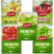 Galaretki - Delecta Zestaw galaretek - mix smaków 3 x 70 g + 2 x 50 g - miniaturka - grafika 1