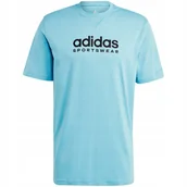 Koszulki męskie - Koszulka męska adidas All SZN Graphic Tee niebieska IC9820 M - miniaturka - grafika 1
