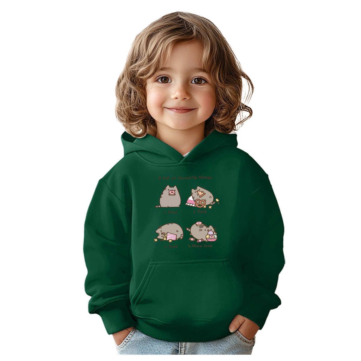 BLUZA DZIECIĘCA PUSHEEN KOT 134-140 CHŁOPIĘCA DZIEWCZĘCA PREZENT