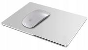 Podkładki pod mysz - Aluminiowa podkładka pod mysz PC Apple magic mouse | srebrny - miniaturka - grafika 1