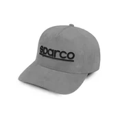 Baseball, krykiet, palant - Czapka męska baseballowa Sparco SUEDE szara - miniaturka - grafika 1