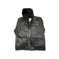 Kurtki męskie - Skórzana kurtka męska kaptur REAL LEATHER XL - miniaturka - grafika 1