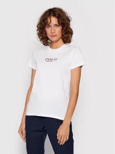 Koszulki i topy damskie - Ralph Lauren Polo T-Shirt 211847078001 Biały Regular Fit - grafika 1