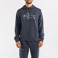 Bluzy męskie - Kappa Bluza męska Giovani niebieski niebieski S 3115QLW_G01_S - miniaturka - grafika 1
