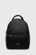 Plecaki - Liu Jo plecak damski kolor czarny mały gładki - miniaturka - grafika 1