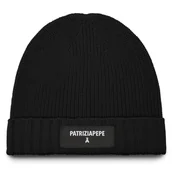 Czapki damskie - Czapka Patrizia Pepe 2F0111/K9O3A-K103 Czarny - miniaturka - grafika 1