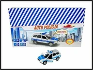 Samochody i pojazdy dla dzieci - Hipo Auto Policja 11cm z głosem SW-16-11P/PL - miniaturka - grafika 1