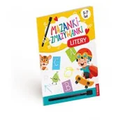 Kolorowanki, wyklejanki - Litery. Mazanki-zmazywanki - miniaturka - grafika 1